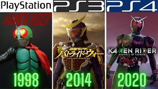 Kamen Rider Playstation Evolution Ps1 - Ps4 1998-2020
