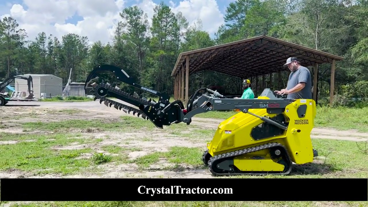 Outside Sales Team on a Trencher Demo