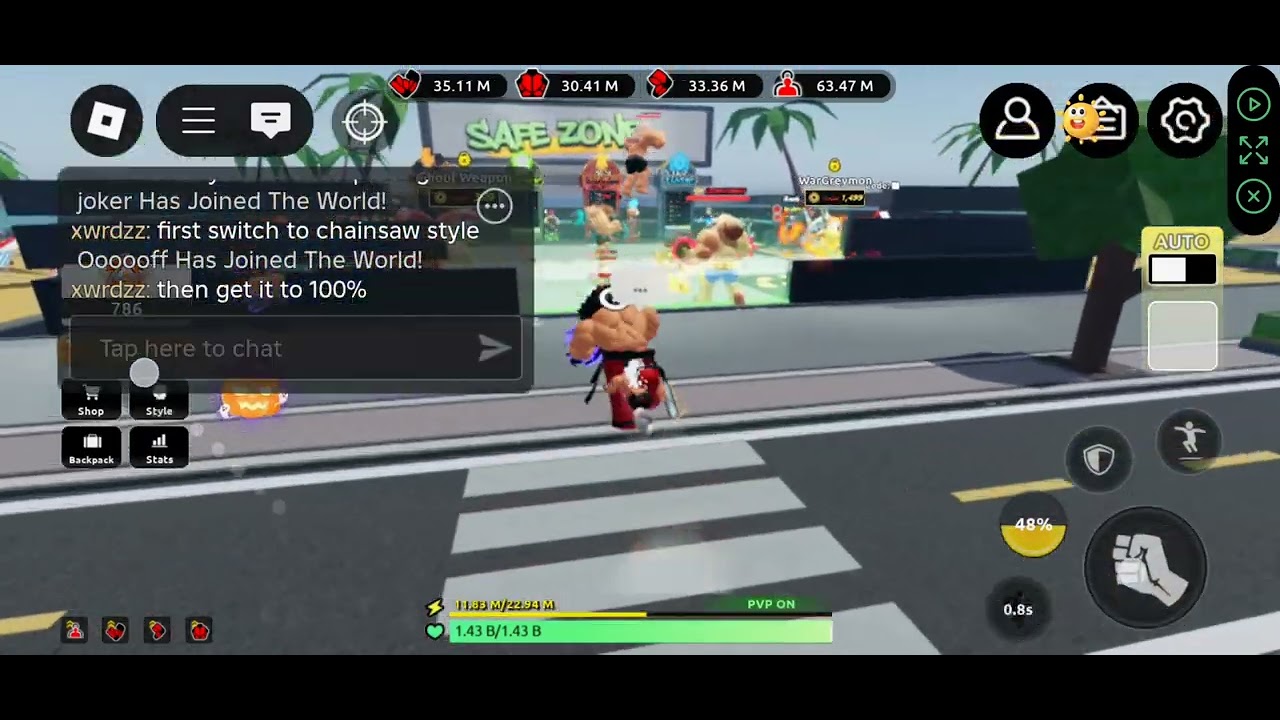 Speed glitch in train to fight