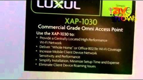 CEDIA 2011: Luxul Introduces a New Line of Access Points 8011N
