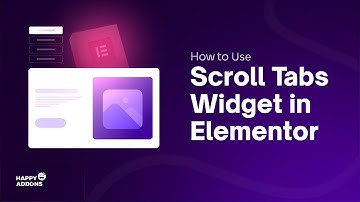 How to Create Scrolling Tabs in Elementor