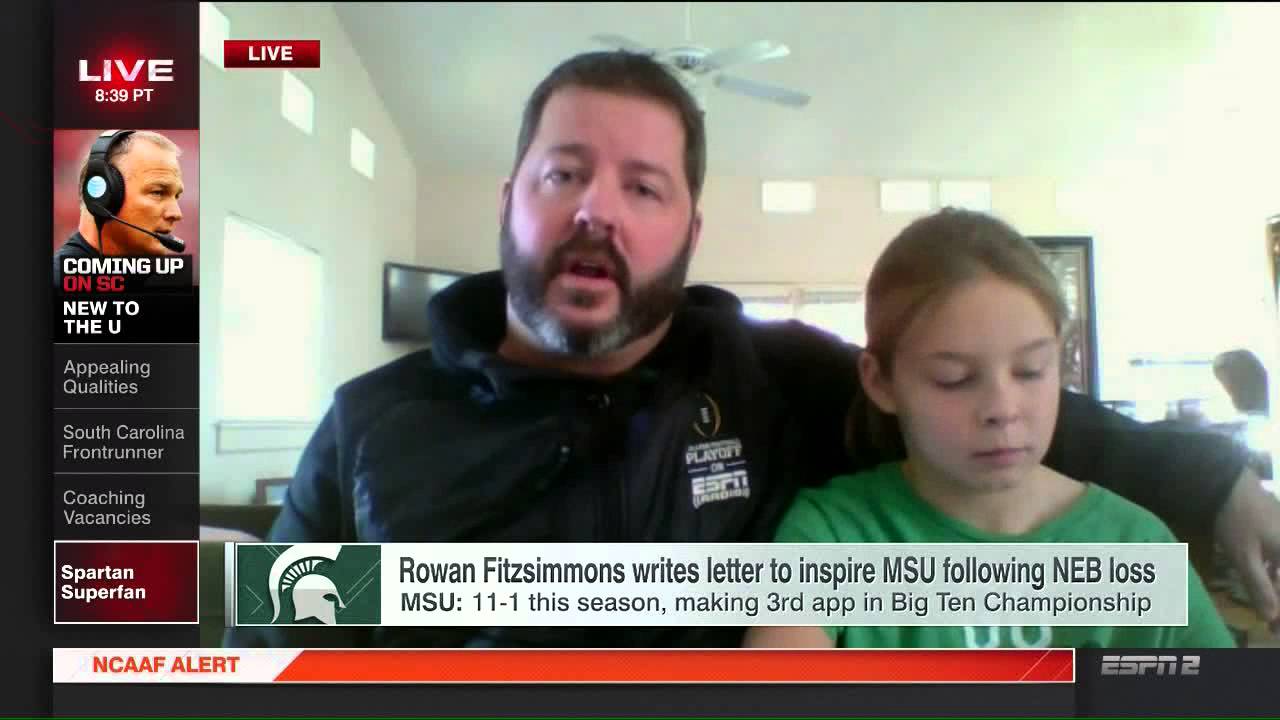Ian and Rowan Fitzsimmons SportsCenter 12.5.15 YouTube