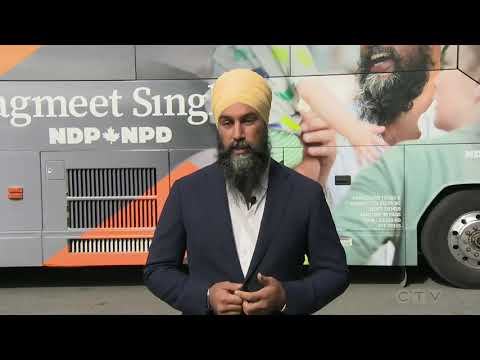 NDP Jagmeet Singh responds to Trudeau's Liberal platform