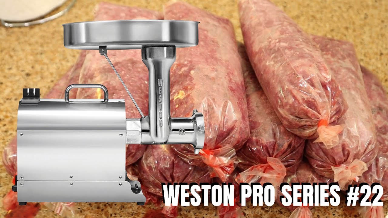 Weston Pro Series #22 Meat Grinder & Sausage Stuffer Commercial