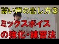 高い声の出し方③ミックスボイスの強化・練習法【赤羽式ボイトレ】