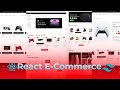 Build a Modern E-commerce Store with React.js, Tailwind CSS &amp; Firebase
