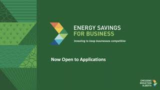 Energy Savings for Business Program: Open for Applications screenshot 2