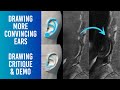 Drawing More Convincing Ears: Drawing Critique & Demo