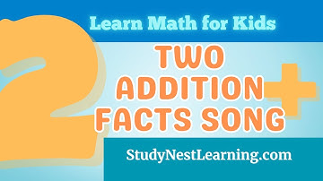 Two Addition Facts Song for Kids | Learn Basic Math Facts with Fun Music