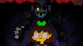 Что будет , если на геноциде сбежать от Бессмертной Андайн? (undertale)