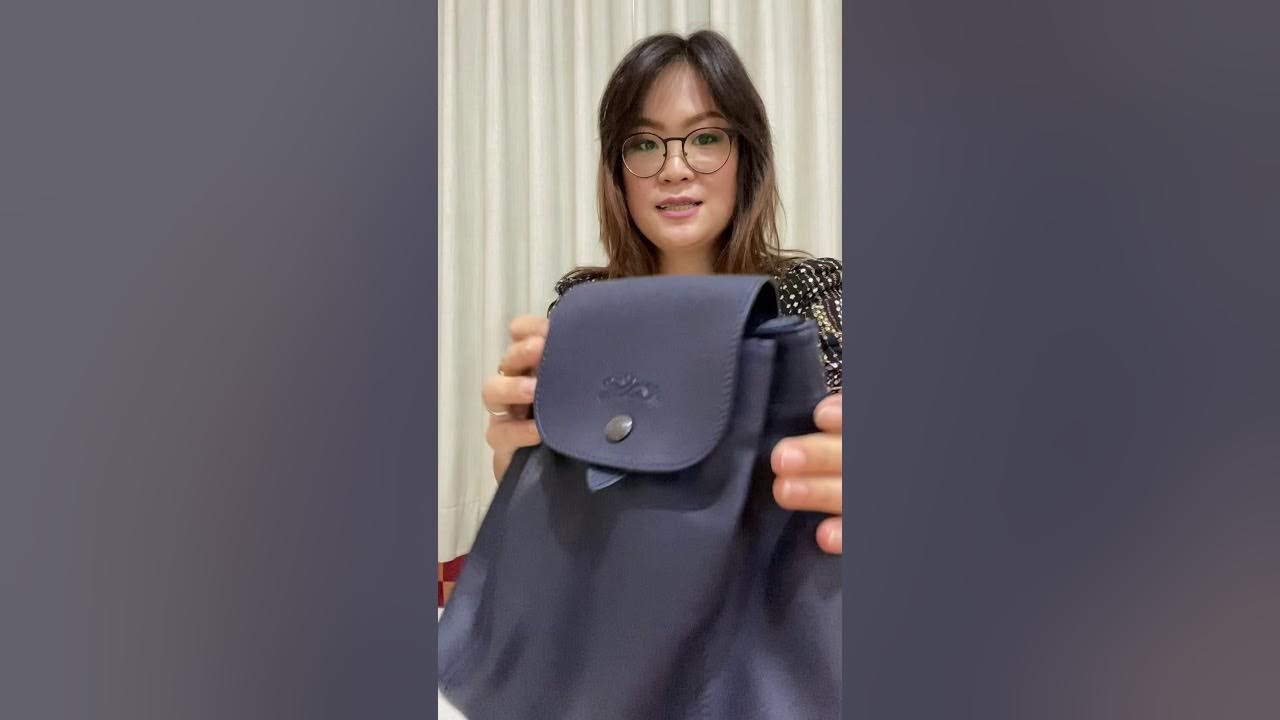 Extra small le pliage leather backpack Clearance