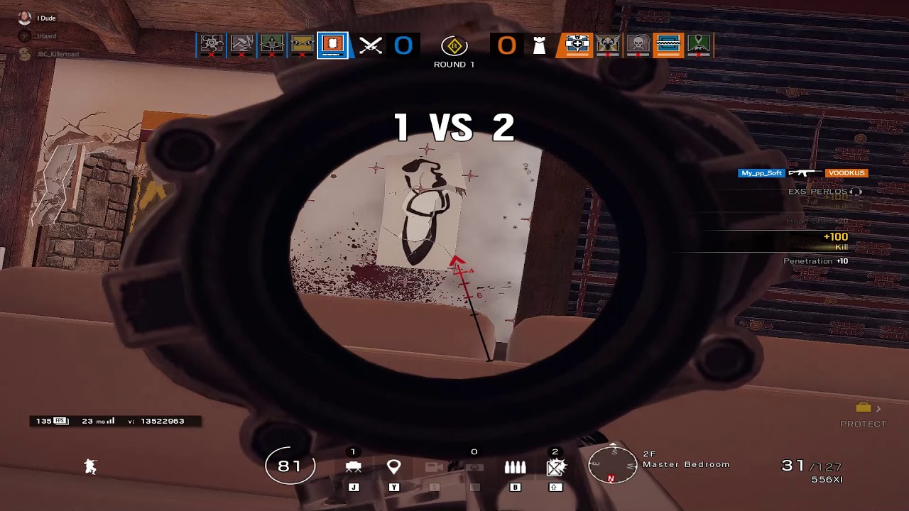 Thermite 1 v 4 Clutch Unraked | Rainbow six Siege - YouTube