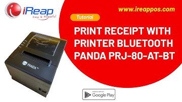 Bluetooth Printer Panda PRJ-80-AT-B1 - Print Receipt with iREAP POS