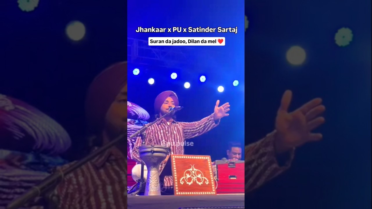 Satinder Sartaaj Took Over PU 🔥✨| Concert Almost Didn’t Happen… Then... 😁 | Jhankaar 2026 | PU