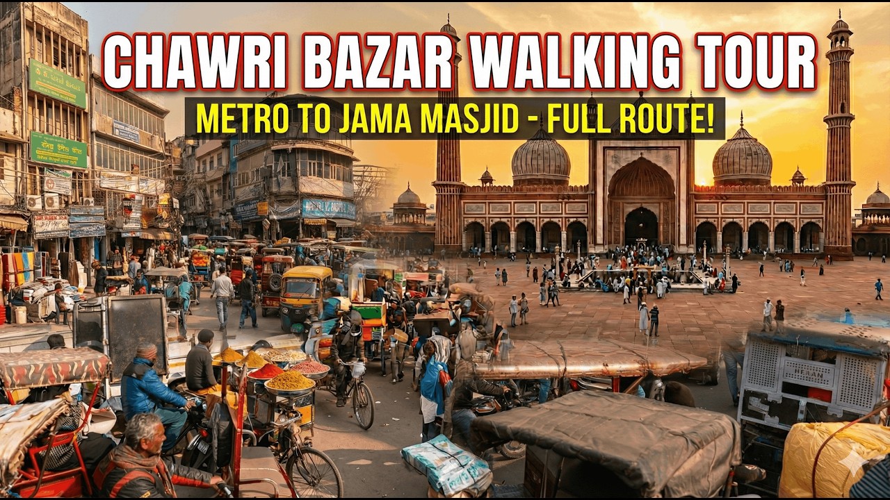 Chawri Bazar Market - Old Dehli | India 🇮🇳 | Walking Tour