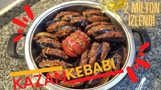 YAPABİLECEĞİNİZ EN BASİT KEBAP TARİFİ😋😋URFA USULÜ KAZAN KEBABI🥘FIRINSIZ PATLICANLI ANA YEMEK