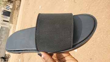 How to make shoes at home (open toe slide making?
