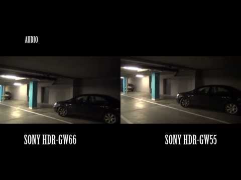 SONY HDR-GW66VE vs SONY HDR-GW55VE Sample Video - FullHD Movie | Low Light Test