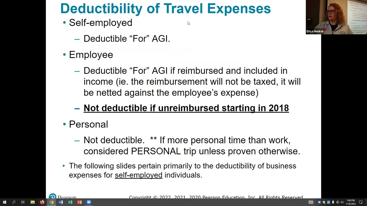 ACC 4420: Chapter 7 - Business Deductions and Deferred Compensation -   Part 1