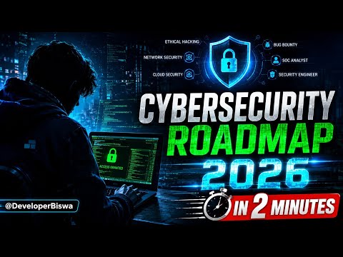 Cybersecurity Roadmap 2026 | Complete Beginner to Pro Guide.