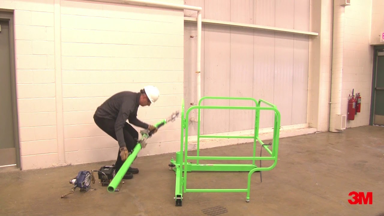 3M DBI SALA® 4 in 1 Davit Hoist System Setup - YouTube