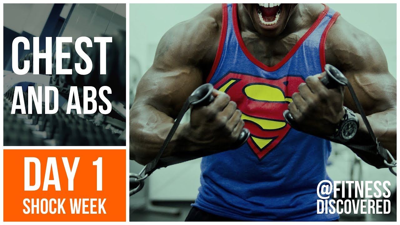 Shock Week: Chest and Abs Training - YouTube