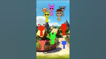 Construction Challenge Incredibox Sprunki Complete the puzzle correctly   Playing with shadows  Gray