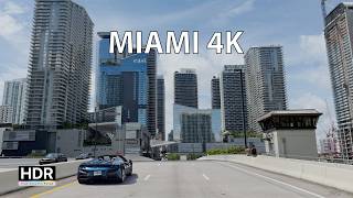 Miami Drive - Billionaire Bunker, Miami Beach, Downtown Miami - 4K 60FPS HDR
