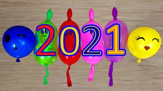 Making Glossy Slime With Balloons Most Satisfying & Relaxing Slime Asmrballoons 2021Slime Asmr