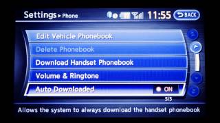 2013 Infiniti JX - Vehicle Phonebook screenshot 3