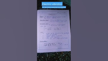 #viral #electric vibrator #physics #bsc #practical #shorts