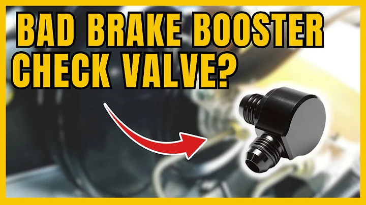 7 Symptoms of a Bad Brake Booster Check Valve | How To Know If Brake Booster Check Valve is BAD