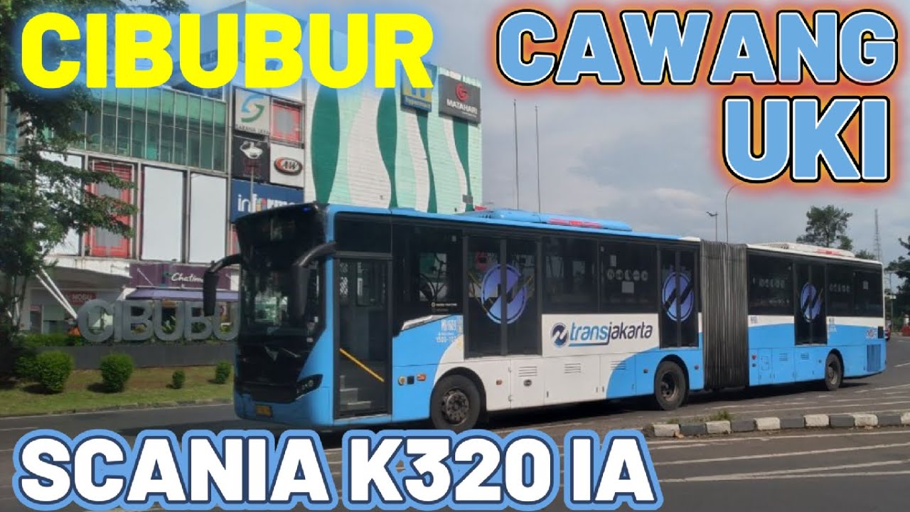 Transjakarta Bus Gandeng Scania K320IA 7C | Cibubur - Cawang Sentral (UKI) Via Tol Jagorawi