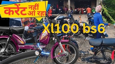 TVS xl100 bs6 current problem🤭 सम्पूर्ण ज्ञान 👍#aslamhabib