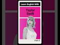 Learn English With Taylor Swift