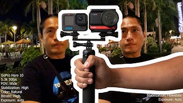 Hero 10 LOW LIGHT vs One R 1 inch mod (Honest Review)