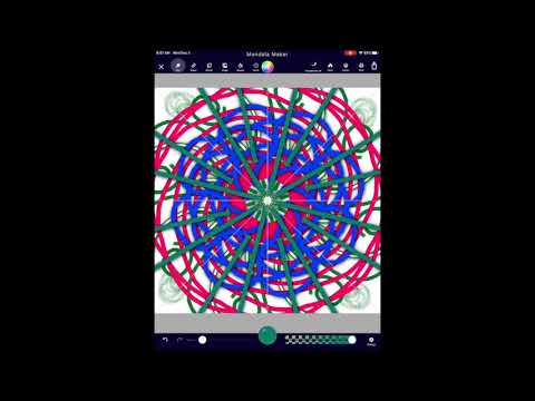 Creating radial Design with Mandala Maker