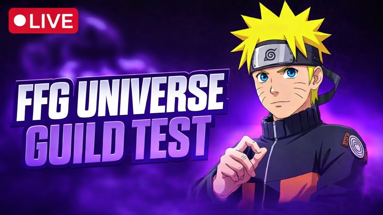 FFG UNIVERS LIVE GUILD TEST | free fire live |  ff live | live guild test | #freefirelive
