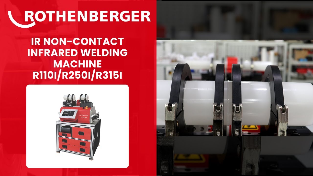 R110I/R250I/R315I IR Non-Contact infrared welding machine - YouTube