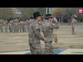 Wagonmasters hold an Assumption of Command Ceremony