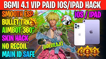 BGMI 4.1 iOS Hack Latest 2025 | Safe Main Id | iOS HACK Direct Install Skin Hack 4.1 BGMI IOS HACK