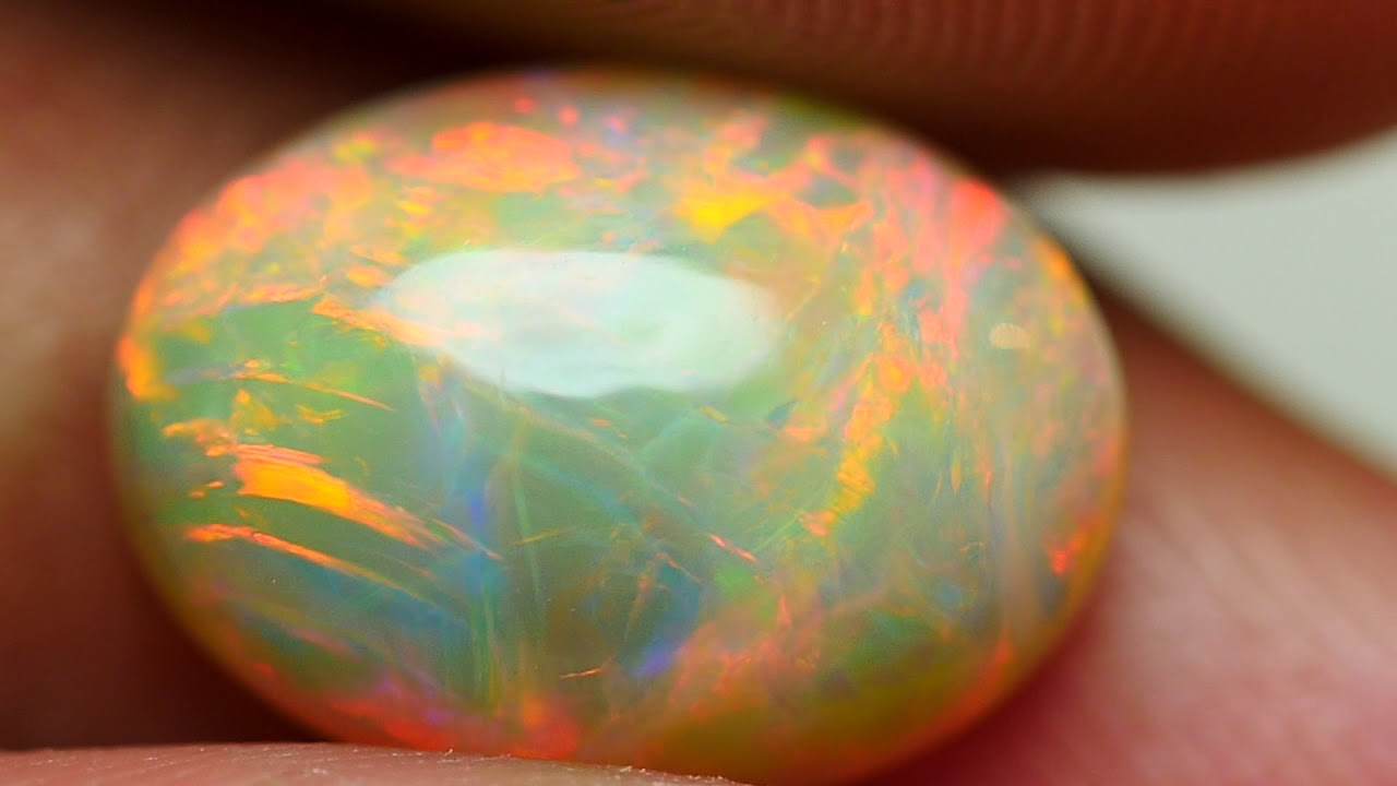 2.85 CRT STUNNING 5/5 FULL COLOR 3D CHAFF PATTERN FIRE WELO OPAL - YouTube
