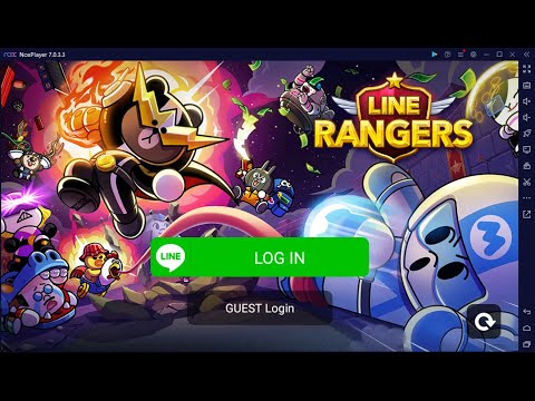 LINE Rangers - 夜神模擬器(Noxplayer)開LR訪客帳號教學 請開CC字幕