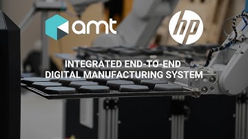 AMT PostPro Digital Manufacturing System Workflow for HP MJF