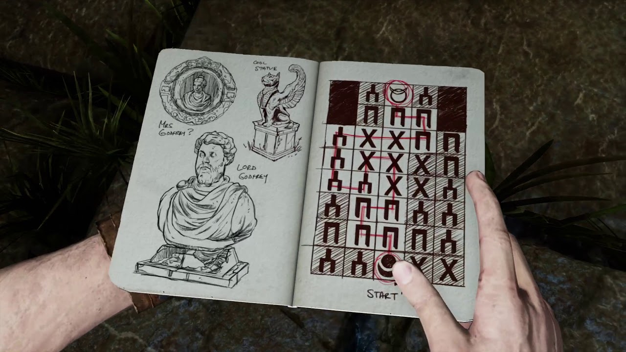 Анчартед 3 головоломка с плитами на полу