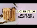 Bolsa de crochê com fio de malha - Bolsa Cairo | por Ju quem fez