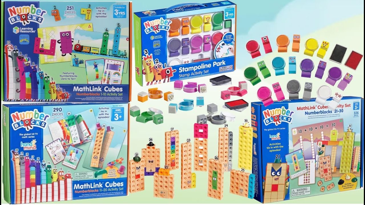 Mathlink Cubes Numberblocks 1–30 Activity Set! Unboxing Numberblocks Friends Activity Set!ASMR Video