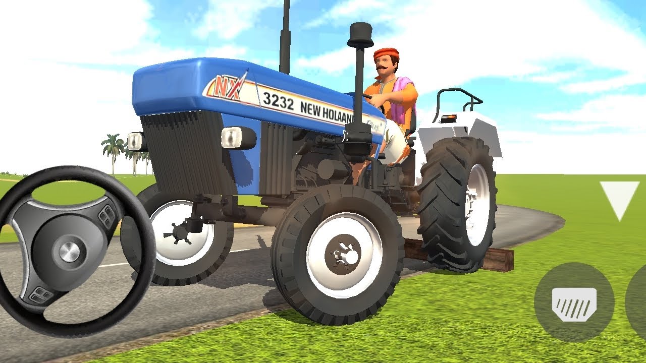 TRANSPORTING tractor driving 3d 