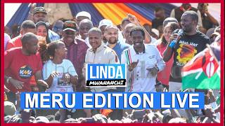 LIVE; EDWIN SIFUNA, BABU OWINO, ORENGO, NATEMBEYA LEAD MEGA LINDA MWANANCHI RALLY IN MERU COUNTY