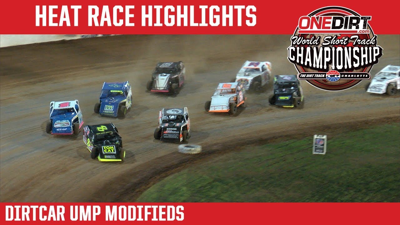 OneDirt.com World Short Track Championships 2017 | DIRTcar UMP Modifieds Heat Race Highlights
